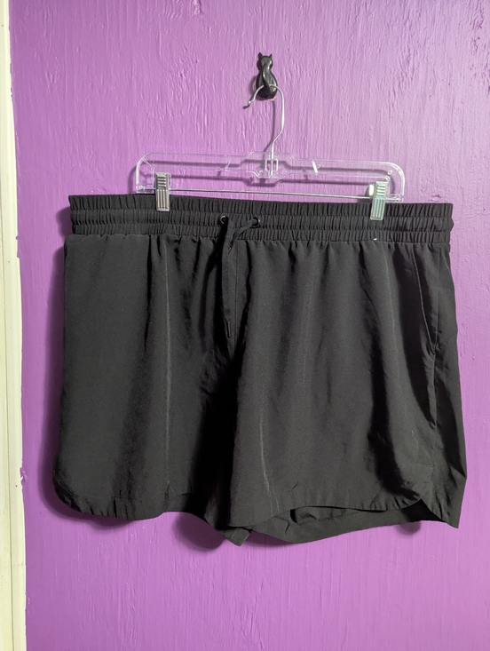Mondetta Pants - 💜 Mondetta Black Stretch Drawstring Waist Shorts Pockets XXL 16 18